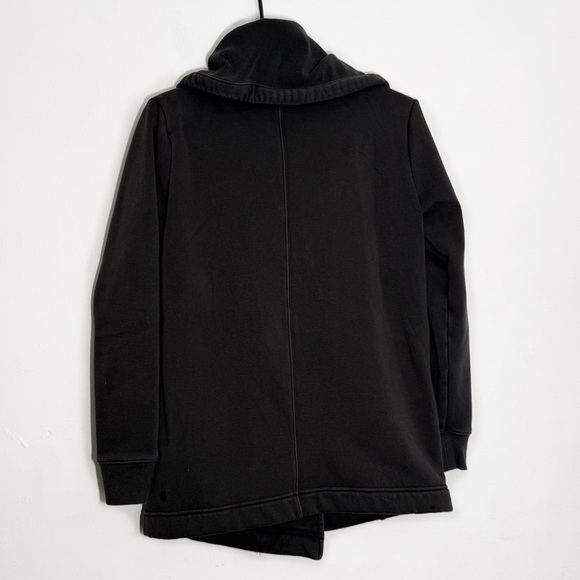 Zella Amazing Cozy Crossover Wrap Jacket, Charcoal size XS - Picture 4 of 6